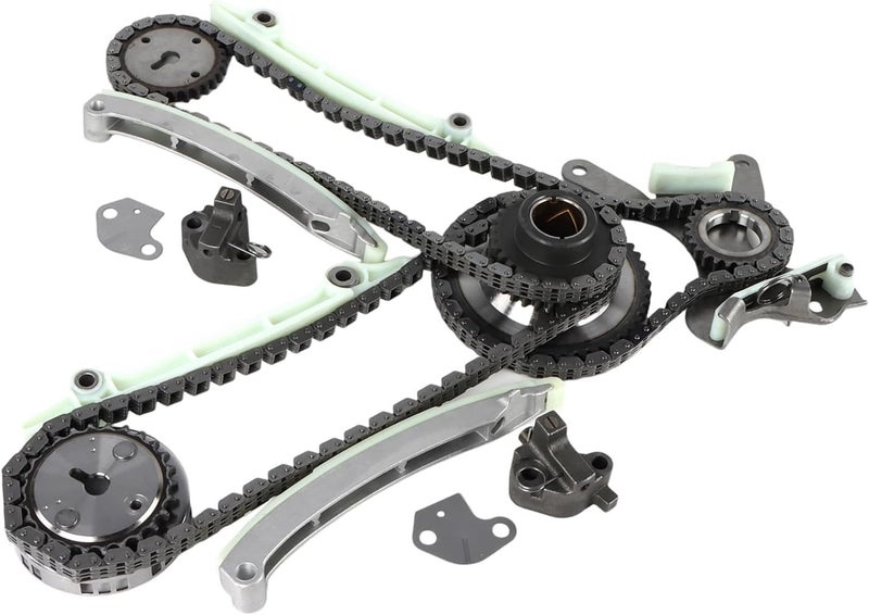 Autodevil Store Engine Timing Chain Kit 4.7L Fits for Durango 2003-2008 /Dakota 02-07 / Ram 03-07 /Raider 06-07 for 2006 Commander /05-06 Grand Cherokee w/Tensioner, Sprocket, Guide Rail 9-0393SD - Image 1